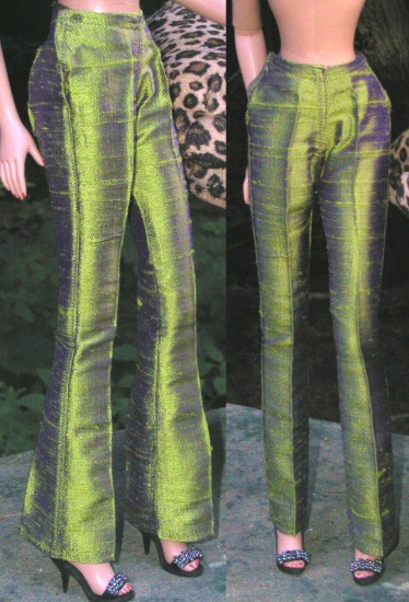 dupioni silk pants